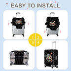 Travel Adventure Luggage Cover (#134 / L(fits 28-30Inch suitcase))