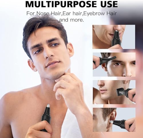 Nose Hair Trimmers for Men (All Black)