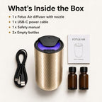 Waterless Essential Oil Diffuser (Gold)