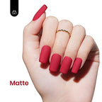 Beetles Red Gel Nail Polish (B - Creme Red | Cherry Mocha)