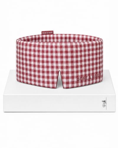 Deep Sleep Mask (Burgundy Checked)