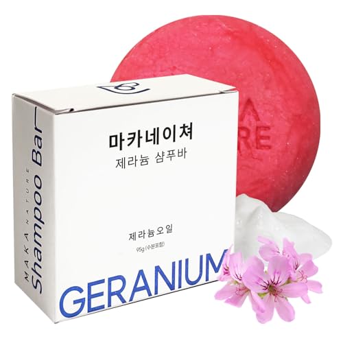 Maka Nature Geranium Shampoo Bar for Dry