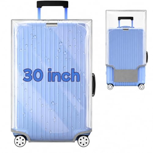 Luggage Covers Full Clear Suitcase Cover Protector (Transparent / 30 inch)