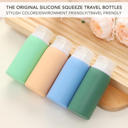 21 Pack Travel Bottles for Toiletries (Green)