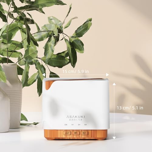 Essential Oil Diffuser Smart WiFi Humidifier 700 ml (Light Brown)