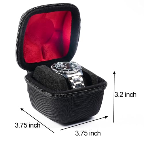 Single hard Watch travel case (BLACK / 1 INSERT)