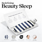 Pure Silk Sleep Mask [100% 6A Mulberry Silk (Classic Stripe)