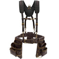 Framing Leather Tool Belt + Suspenders (Framing Belt + Suspenders / XL)