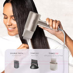 Hair Dryer Blow Dryer 300M Ionic Hairdryer with Diffuser & Comb (Gold)