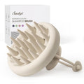 Silicone Scalp Massager Shampoo Brush (Oatmeal)