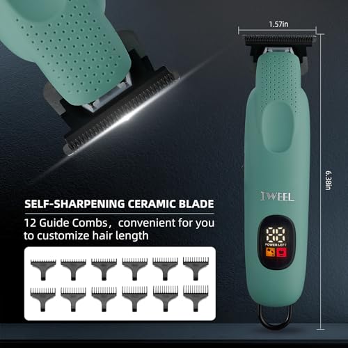 Professional Beard Trimmer for Men (Green)