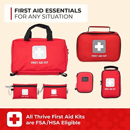 Home Essentials First Aid Kit (291 Piece - Red)