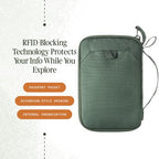 Stash RFID Passport Wallet (Grass Green)