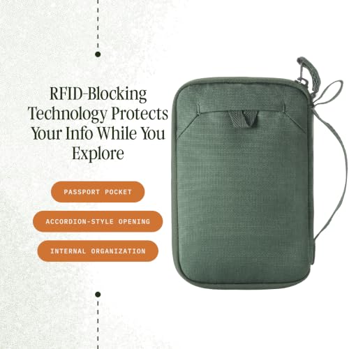 Stash RFID Passport Wallet (Grass Green)