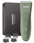 Manscape Groin & Body Hair Trimmer for Men & Women (Green)