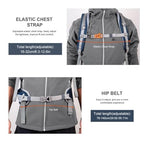 40L Hiking Backpack (Blue&orange / 40L)