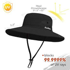 Women's Ponytail Safari Sun Hat (6 3/4-6 7/8 / 1-black)