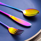 Travel Utensils with Case (Rainbow1)