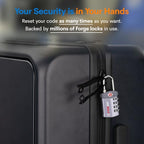 4 Digit Combination Lock (Grey 4 Pack)