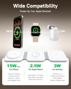 15W Magnetic Travel Charging Station (Forest Green)