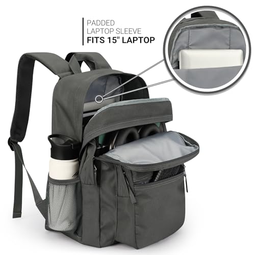 26L Backpack for College (Forge Grey / 16.5 Inch)