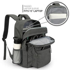 26L Backpack for College (Forge Grey / 16.5 Inch)