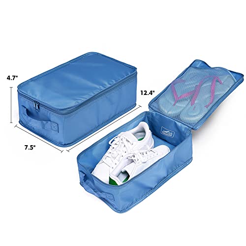 Travel Shoe Bags (Sea Blue / 8 Packs)