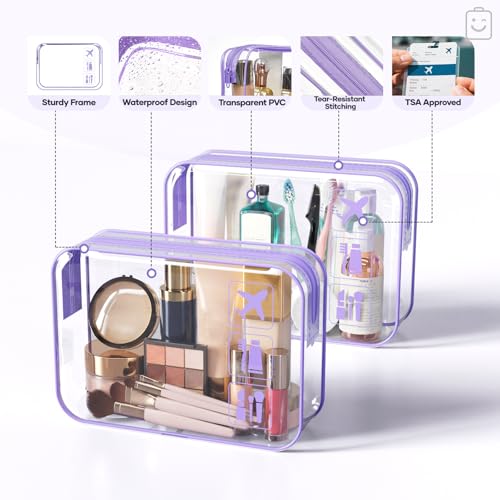 11 Set Compression Packing Cubes for Travel Essentials (Light Purple / 11 set)