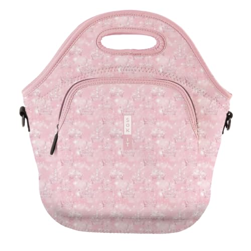 LunchTote Zippered Bag Insulated Neoprene Caddy (Wand of a Kind / X-Large 6.5 Quart Lunch Tote)