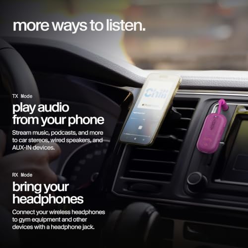 AirFly Pro 2 Bluetooth Adapter (Fuchsia Ice / AirFly Pro 2)