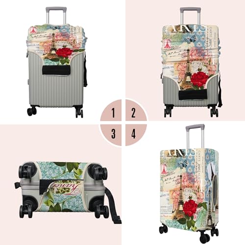 Travel Luggage Cover Suitcase Protector Fits 18 (D-4 / XL(29-32in))