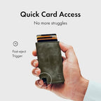 Parliament Pop Up Leather Wallet for Men (Juniper Green)