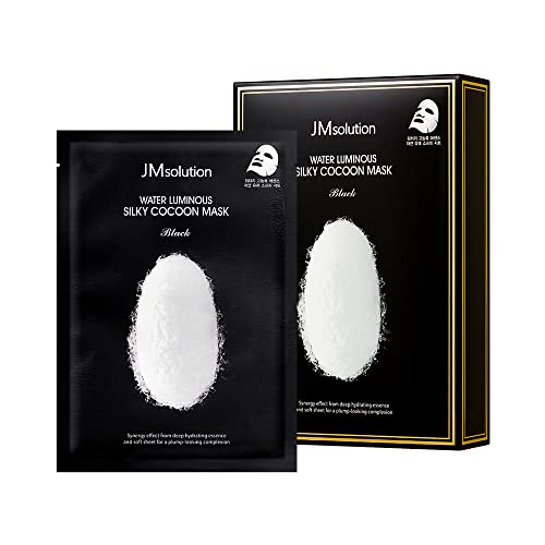 Water Luminous Silky Cocoon Mask Black 10 Sheets