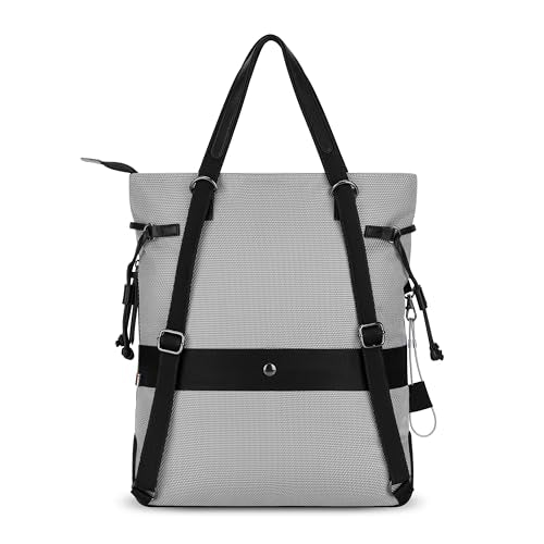 Tempest Anti Theft Convertible Backpack Tote (Sterling)