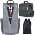 Garment Bags for Travel Carry On Garment Bag for Hanging Clothes (Grey)