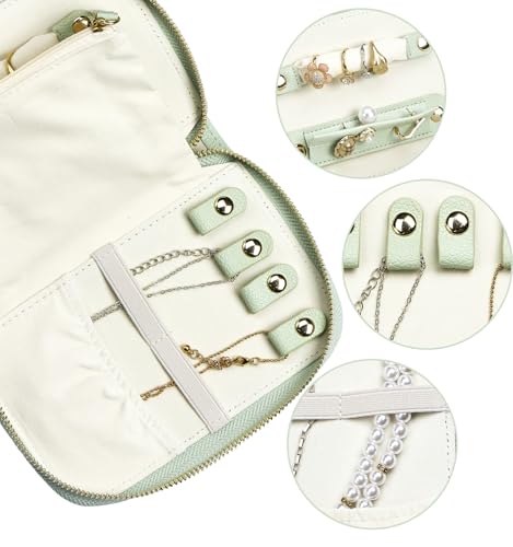 Travel Jewelry Organizer Case (New Medium Green)