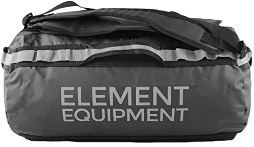 Trailhead Duffel Bag Shoulder Straps Waterproof Black (Medium 51 Liters / Black/Grey)