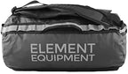 Trailhead Duffel Bag Shoulder Straps Waterproof Black (Medium 51 Liters / Black/Grey)