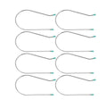 8 Pcs Silver Hot Curler Replacement Kit
