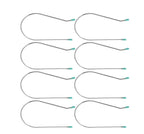 8 Pcs Silver Hot Curler Replacement Kit