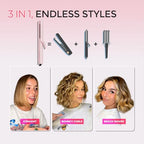 Airflow 2.0 Curling Iron Flat Iron (Pink)