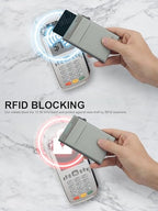 Credit Card Holder Wallet for Mens (Grey A)