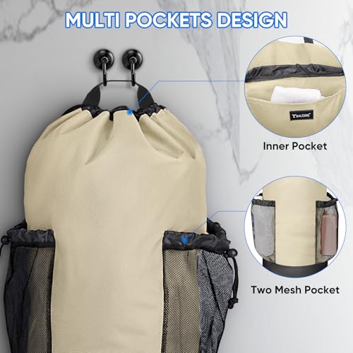 120L Laundry Bag Backpack (120L / Beige)