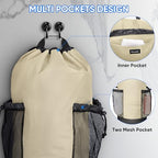 120L Laundry Bag Backpack (120L / Beige)