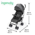 3Dlite Jewel Convenience Stroller (Gray)