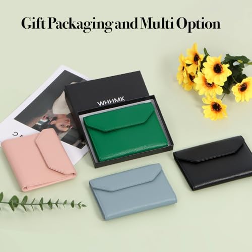 Leather Passport Holder for Travel (Black)