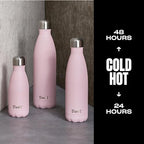 Stainless Steel Water Bottle (Pink Topaz / 25 Ounces)