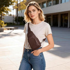 Genuine Leather Anti (Vintage Dark Brown)