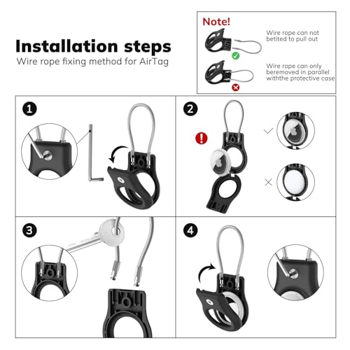 AirTag Holder 4 Pack