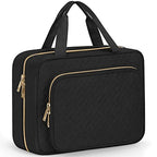 Toiletry Bag for Women (Large / Minimalist / Black)